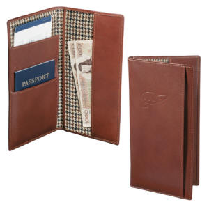 Cutter & Buck Executive Travel Wallet Genuine Top Grain Leather