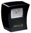 Butron Morris Metal Desk Clock II impinted or laser engraved with your logo name
