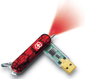 swissmemory airtravel edition by Victorinox swiss made USB Retractable