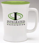 4888: 16 oz. Lime Green Duo-Tone Heritage Mug