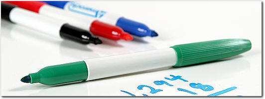 EXPO Dry Erase Chisel Point Marker customized with a one color imprint