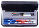 Mini Mag-Lite 2 Cell AA Maglite Flag - Flashlight with Your Logo - Made in USA