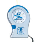 Handy Travel Alarm Clock w/ Flashlight 1.99 each with logo imprint in one color