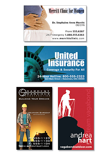 Business Card Magnet Full Color Custom Biz Card Magnets in Full Color or Sport Colors