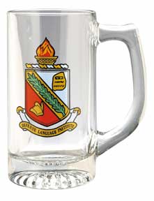 Beer Mug Glass Tankard 13 oz Promote Your Brand / Message on a Glass tankard reinforcing your message every time someone drinks from this large Glass Mug with a large Imprint area.