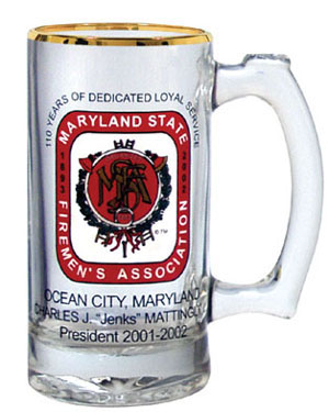 Beer Thumb print Mug / Glass Tankard Super Sale