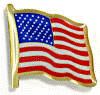 American US Flag Lapel Pin Fast Delivery Wholesale